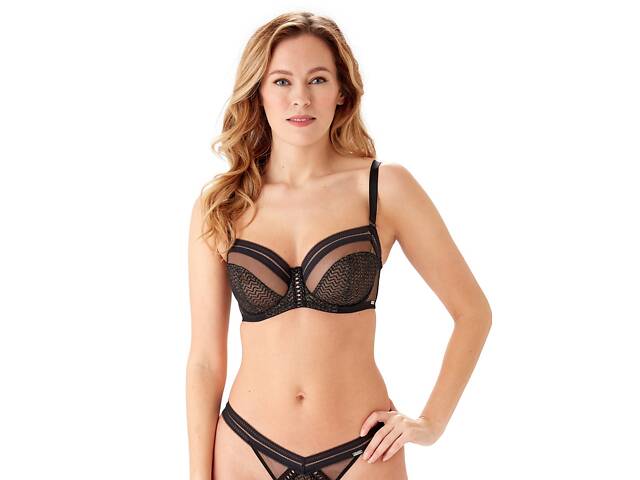 Бюстгальтер Gossard Contradiction 20005 85C Black Silver (5053014911829) - Фото 1