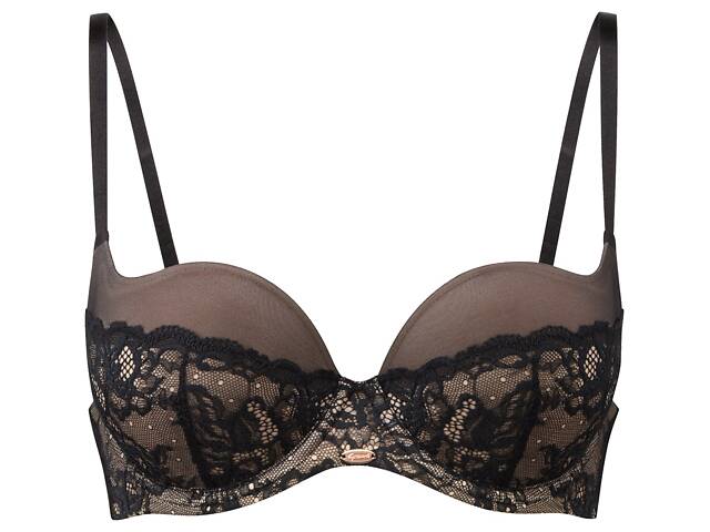 Бюстгальтер Gossard Super Smooth Glamour Lace 8825 36B Black/Nude (5053014303327) - Фото 1
