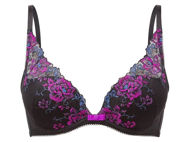 Бюстгальтер Gossard VIP Floral Attraction 15011 36B Black Purple (5053014551773) - Фото 1