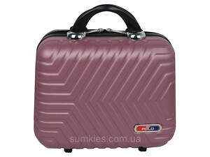 Б'юті-кейс дорожній з ABS 14L GD Polo пудровий