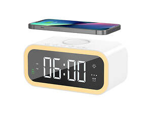 БЗУ WIWU Wi-W015 2 in 1 Time Wireless Charger White