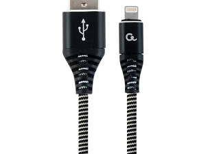 Cablexpert CC-USB2B-AMLM-2M-BW USB 2.0/Lightning 2м Кабель