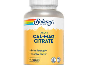 Calcium & Magnesium Citrate - 90 vcaps