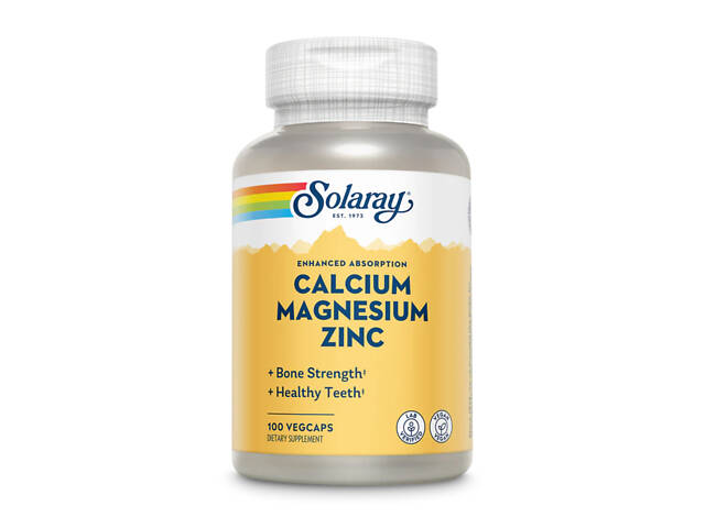 Calcium Magnesium Zinc - 100 vcaps - Фото 1