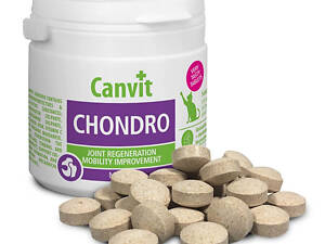 Canvit Chondro for cats (Канвит Хондро для котов) витаминная кормовая добавка для регенерации суставов 100 г.