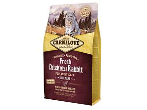 Carnilove Корм для кошек Carnilove Fresh Chicken & Rabbit 2 кг, с курицей и кроликом
