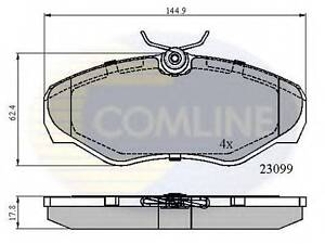 CBP01127 Comline - Гальмівні колодки до дисків COMLINE CBP01127 на RENAULT TRAFIC II автобус (JL)