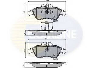 CBP0212 Comline - Гальмівні колодки до дисків COMLINE CBP0212 на MERCEDES-BENZ SPRINTER 2-t автобус (901, 902)