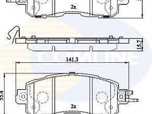 CBP06030 Comline - Тормозные колодки к дискам COMLINE CBP06030 LAND ROVER RANGE ROVER Mk III (LM)