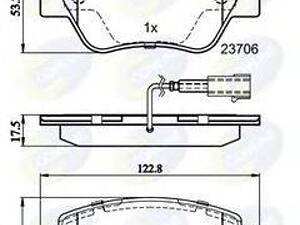 CBP11037 Comline - Тормозные колодки к дискам COMLINE CBP11037 на FIAT PANDA (169)