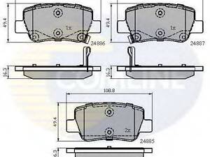 CBP32026 Comline - Тормозные колодки для дисков COMLINE CBP32026 на TOYOTA AVENSIS седан (ZRT27, ADT27)