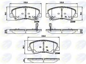 CBP32040 Comline - Тормозные колодки для дисков COMLINE CBP32040 на HYUNDAI SOLARIS IV (RB)