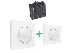 Celiane with NETATMO. Набір упр. освітленням (мікро.реле + 2 smart-вимикача). Білий