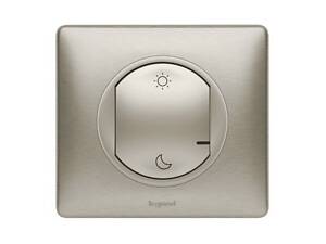 Celiane with NETATMO. Умный беспроводной сценарный выключатель 'День / Ночь'. Титан