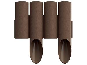 Cellfast Газонне огородження STANDARD, 4 елементи, 2.3м, коричневий