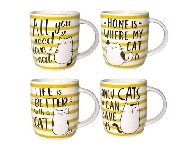 Чашка 360 мл 4160-79 CATTSS ТМ SNT - Фото 1