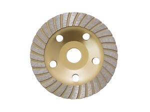 Чашка алмазна Рамболд 125 x 22.2 мм турбо жовта (125 Т-Ж)