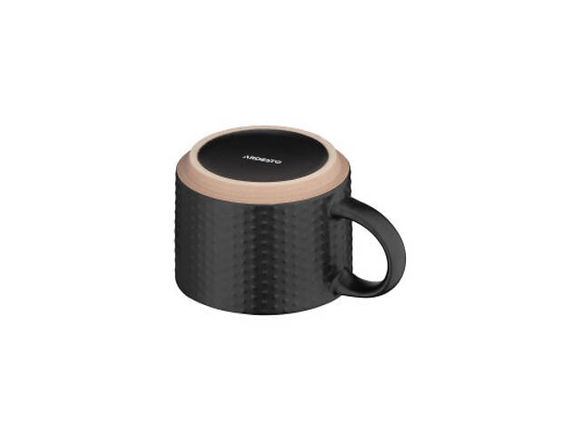 Чашка Ardesto Anzio, 300мл, кераміка, чорний (AR3042BK) - Фото 5