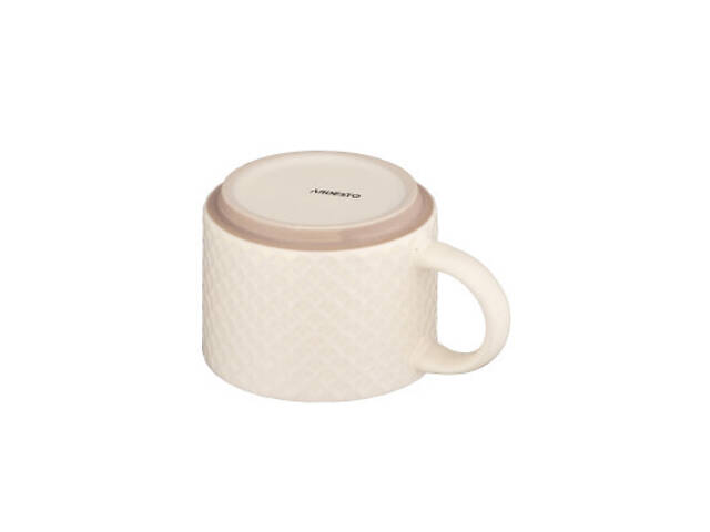 Чашка Ardesto Anzio, 300мл, кераміка, кремовий (AR3042C) - Фото 5