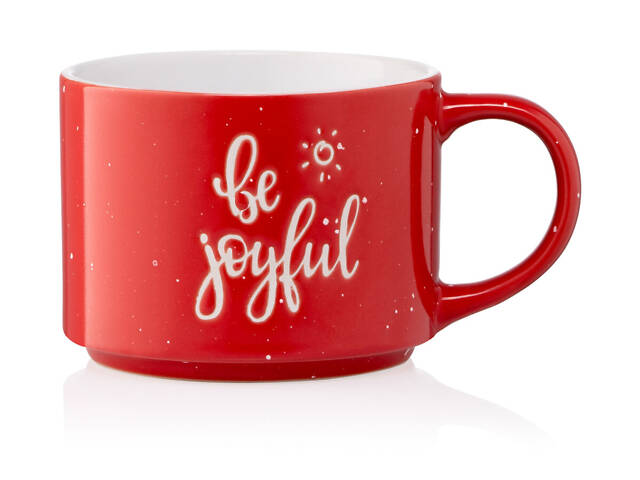 Чашка Ardesto Be joyful AR-3472-R 330 мл червона - Фото 1