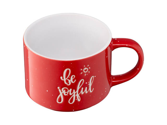 Чашка Ardesto Be joyful AR-3472-R 330 мл червона - Фото 2