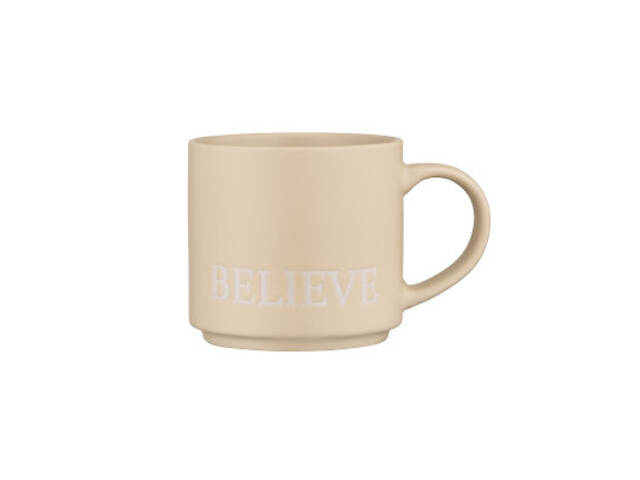 Чашка Ardesto Believe, 420мл, кераміка, жовтий (AR3043Y) - Фото 2