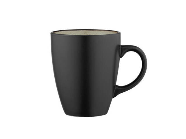 Чашка Ardesto Bolzano, 380мл, кераміка, чорно-зелений (AR2938BM) - Фото 1