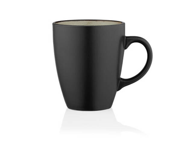 Чашка Ardesto Bolzano, 380мл, кераміка, чорно-зелений (AR2938BM) - Фото 2