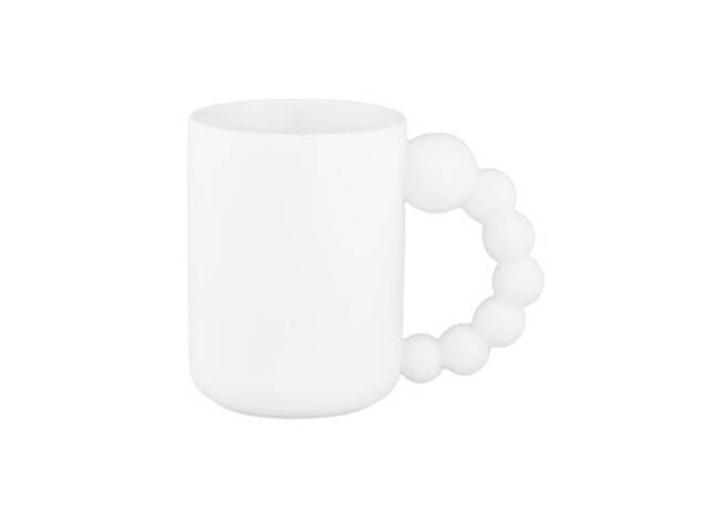Чашка Ardesto Bubbles, 500мл, порцеляна, білий (AR3495) - Фото 1