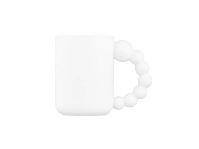 Чашка Ardesto Bubbles, 500мл, порцеляна, білий (AR3495) - Фото 3