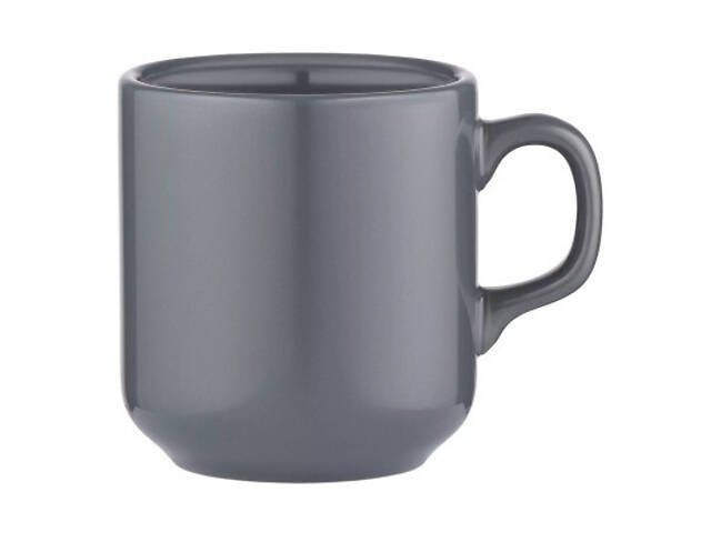 Чашка Ardesto Carlo, 280мл, кераміка, чорний (AR3047BK) - Фото 1