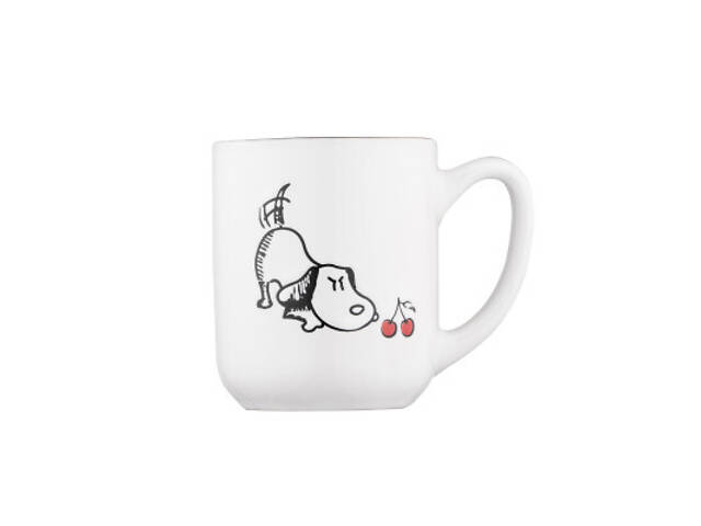 Чашка Ardesto Dog, 380мл, кераміка, біло-сірий (AR3057) - Фото 2