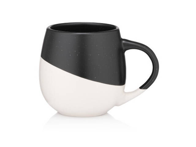 Чашка Ardesto Gino, 480мл, кераміка, чорний (AR3046BK) - Фото 1