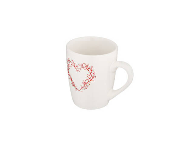 Чашка Ardesto Heart, 320мл, кераміка, білий (AR3467W) - Фото 4