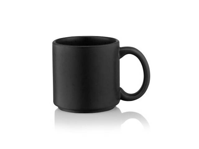 Чашка Ardesto Trento, 400мл, кераміка, чорний (AR2940TB) - Фото 2