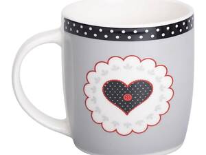 Чашка порцелянова 400 (мл) для чаю та кави RX-N240147G