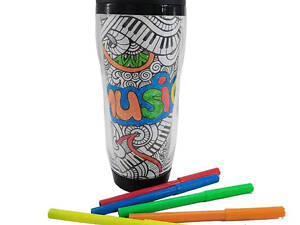 Чашка-раскраска, музыка