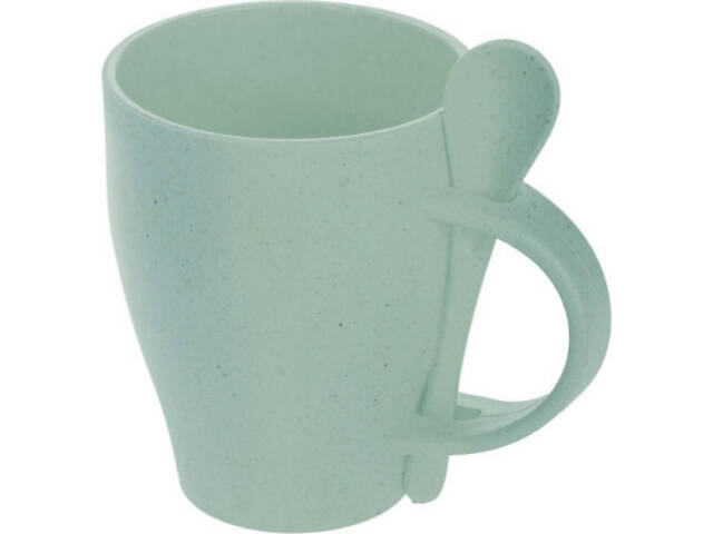 Чашка Voyager бамбукова 300 мл з ложкою зелений (V0847-10) - Фото 5