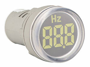 Частотомер цифровой 5-99Hz ᴓ22мм круглый белый [A0190010167] U-ADM-Hz АСКО