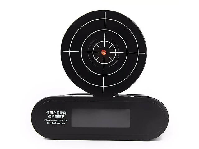 Часы-будильник мишень и пистолет Gun Alarm Clock - Фото 6
