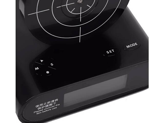 Часы-будильник мишень и пистолет Gun Alarm Clock - Фото 8