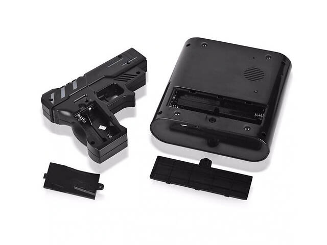 Часы-будильник мишень и пистолет Gun Alarm Clock - Фото 10