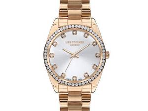 Жіночий наручний годинник Lee Cooper Santorini Gold (Золотистий)