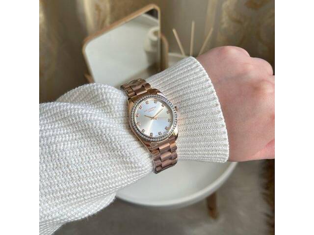 Часы женские наручные Lee Cooper Santorini Gold (Золотистый) - Фото 9