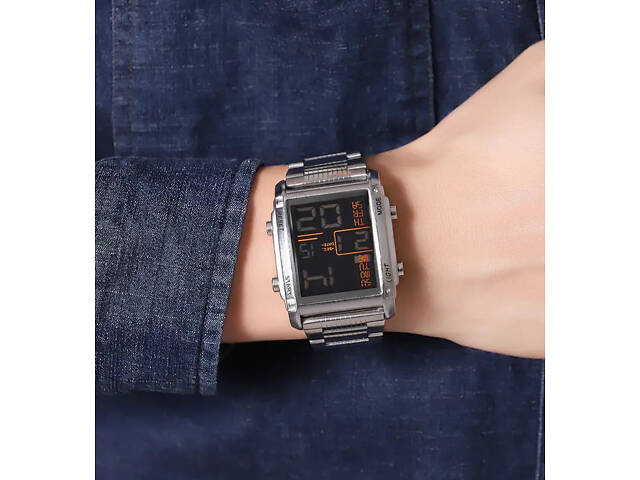 Часы мужские наручные Skmei 2206 Серебристый (2235096093) - Фото 6