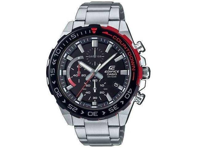 Часы мужские классические наручные японские оригинальные Casio Edifice EFR-566DB-1AVUEF (модуль 5579) - Фото 1