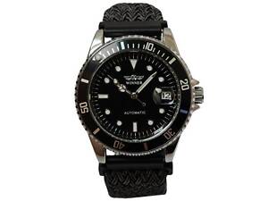 Годинник чоловічий механічний наручний Winner Basel Nylon (2 ремінці)