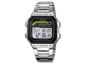 Годинник чоловічий наручний металевий Skmei 2307 (Сріблястий)