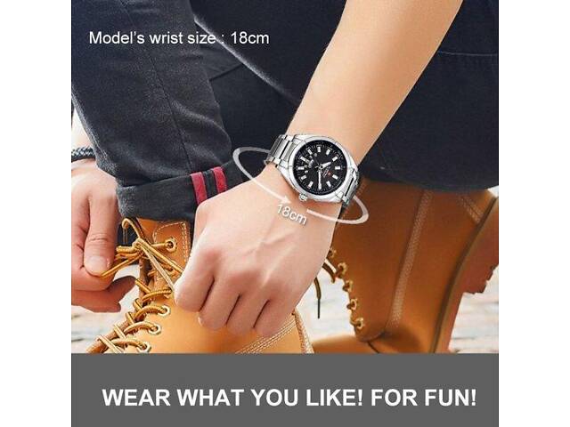 Часы мужские наручные Naviforce Rocket (Черный) - Фото 5