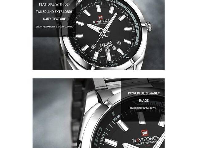 Часы мужские наручные Naviforce Rocket (Черный) - Фото 9